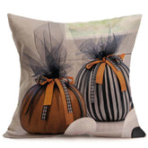 Happy Fall Thanksgiving Day Soft Linen Pillow Case Cushion Cover Home Decor